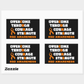 STICKER RECTANGULAIRE CURE...RSD (Feuille)