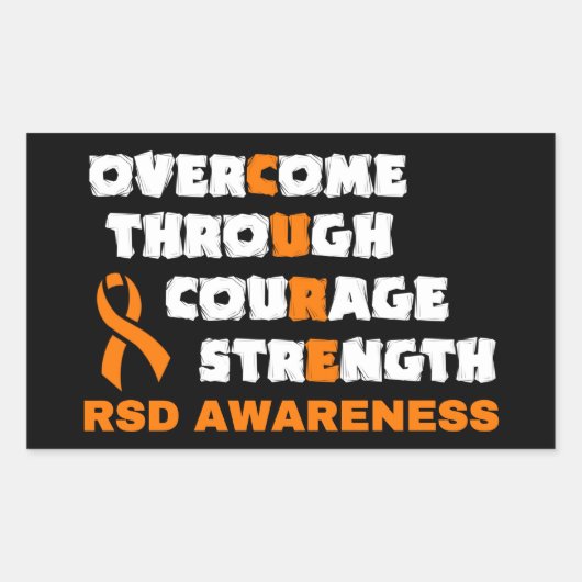 STICKER RECTANGULAIRE CURE...RSD (Devant)