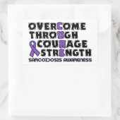 Sticker Rectangulaire CURE...Sarcoidose (Sac)