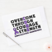 Sticker Rectangulaire CURE...Sarcoidose (Enveloppe)