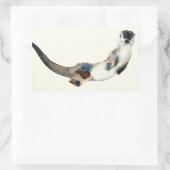 Sticker Rectangulaire Curious Otter 2003 (Sac)