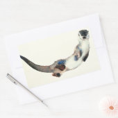 Sticker Rectangulaire Curious Otter 2003 (Enveloppe)