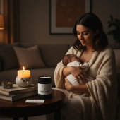 Sticker Rectangulaire Custom Gentle Bear Hug