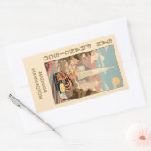 Sticker Rectangulaire Custom Name Retro San Francisco (Enveloppe)