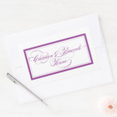 Sticker Rectangulaire Custom_Penne poulet et brocoli (Enveloppe)