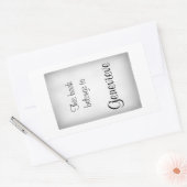 Sticker Rectangulaire Customise-Le ! Base Motif solide (Enveloppe)