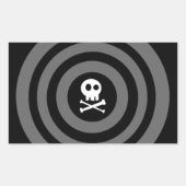 Sticker Rectangulaire Cute crane (Devant)