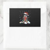 Sticker Rectangulaire Cute Schnauzer (Sac)