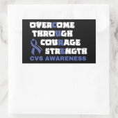STICKER RECTANGULAIRE CVS... (Sac)