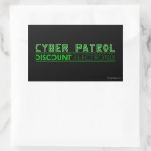 Sticker Rectangulaire Cyberpatrouille (Sac)
