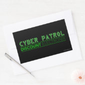 Sticker Rectangulaire Cyberpatrouille (Enveloppe)