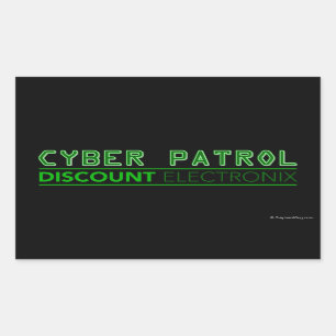 Sticker Rectangulaire Cyberpatrouille