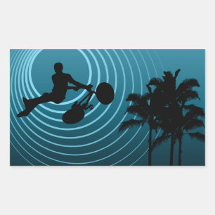 Sticker Rectangulaire cycles de lune