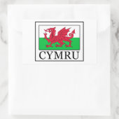 Sticker Rectangulaire Cymru (Sac)