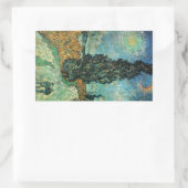 Sticker Rectangulaire Cypress Star Van Gogh (Sac)