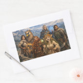 Sticker Rectangulaire D&D de fête (Enveloppe)