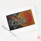 Sticker Rectangulaire D-Guitar4 (Enveloppe)