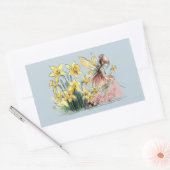 Sticker Rectangulaire Daffodil Fairy (Enveloppe)