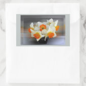 Sticker Rectangulaire Daffodiques du début du printemps (Sac)