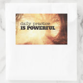 Sticker Rectangulaire Daily Practice (Sac)