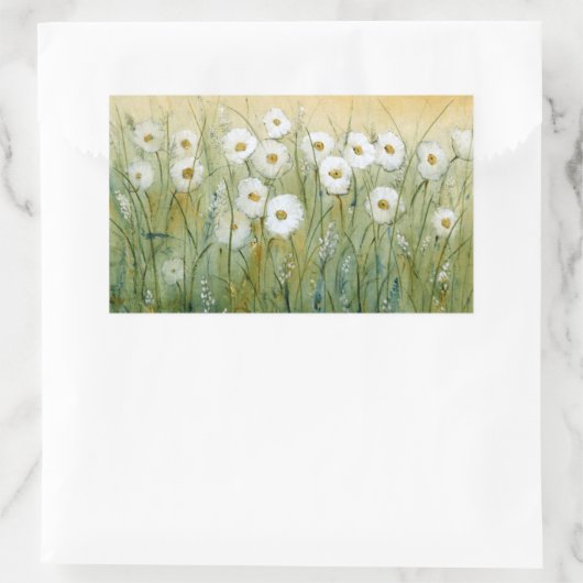Sticker Rectangulaire Daisy Spring I (Sac)