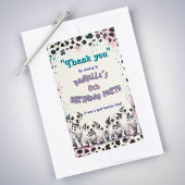 Sticker Rectangulaire Dalmatien Pastel Incroyable Merci