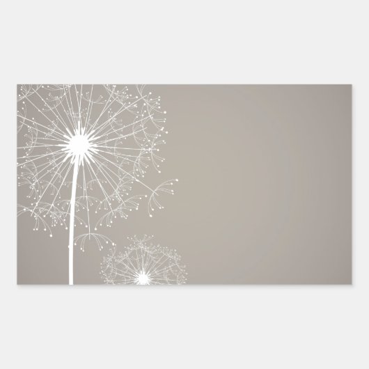 Sticker Rectangulaire Danadelion Dream (Devant)