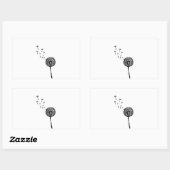 Sticker Rectangulaire Dandelion - Wishie (Feuille)