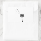 Sticker Rectangulaire Dandelion - Wishie (Sac)