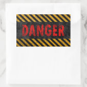 Sticker Rectangulaire Danger (Sac)