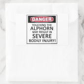 Sticker Rectangulaire Danger Alphor (Sac)