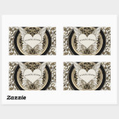 Sticker Rectangulaire Dans la mémoire aimante (Feuille)