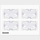 Sticker Rectangulaire Dans le refuge ! Carte (Feuille)