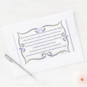 Sticker Rectangulaire Dans le refuge ! Carte (Enveloppe)