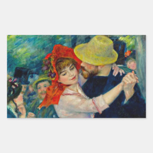 Sticker Rectangulaire Danse à Bougival Pierre Renoir