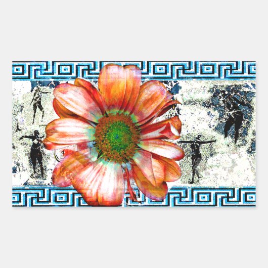 Sticker Rectangulaire Danse ancienne (Devant)