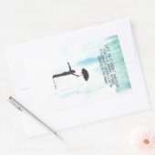 Sticker Rectangulaire Danse Dans La Pluie (Enveloppe)