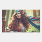 STICKER RECTANGULAIRE DANSER GYPSI (Devant)