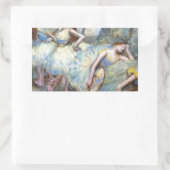 Sticker Rectangulaire Danseuse de ballet Degas Dansers d'art Peinture (Sac)