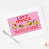 Sticker Rectangulaire Dansons (Enveloppe)