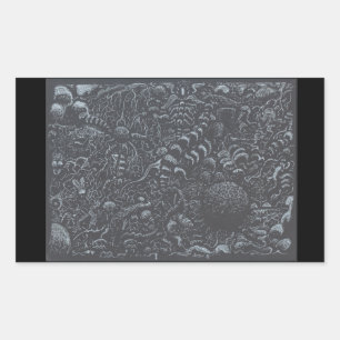 Sticker Rectangulaire Darkworld, par Brian Benson