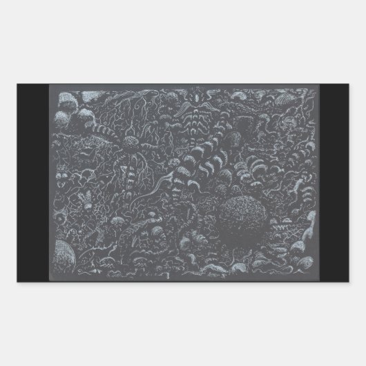 Sticker Rectangulaire Darkworld, par Brian Benson (Devant)