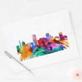 Sticker Rectangulaire Davao City Skyline (Enveloppe)