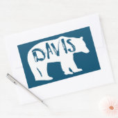 Sticker Rectangulaire Davis West Virginia Bear (Enveloppe)