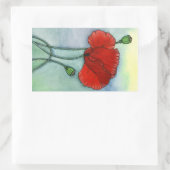 Sticker Rectangulaire De crainte d'oublier (Sac)