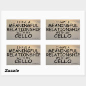 Sticker Rectangulaire de la relation significative (Feuille)