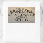 Sticker Rectangulaire de la relation significative (Sac)