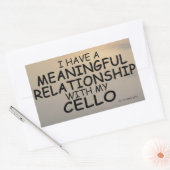Sticker Rectangulaire de la relation significative (Enveloppe)