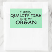 Sticker rectangulaire de l'organe de temps de qual (Sac)