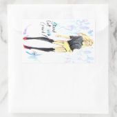 Sticker Rectangulaire Debout Dans Une Foule ! (Sac)